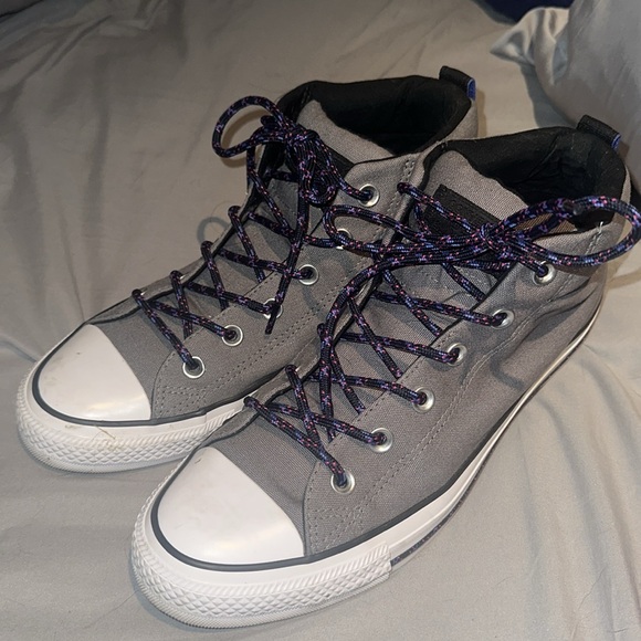 Converse Shoes - ⭐️SALE⭐️ Converse Chuck Taylor All Star Syde Street Mid Gray Size M8/W10 EUC